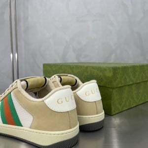 Gucci Screener Sneakers ‎‎570442 Calfskin Leather Spring/Summer 2022 Collection - Image 6