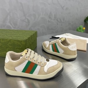 Gucci Screener Sneakers ‎‎570442 Calfskin Leather Spring/Summer 2022 Collection - Image 7