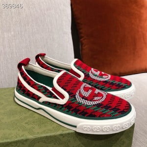 Gucci Tennis 1977 Slide On Sneakers Calfskin Leather Fall/Winter 2021 Collection - Image 9