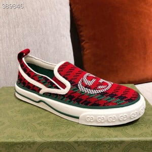 Gucci Tennis 1977 Slide On Sneakers Calfskin Leather Fall/Winter 2021 Collection - Image 10