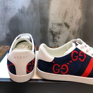Gucci Velour Ace Sneakers 499410 Calfskin Leather Spring/Summer 2020 Collection - Image 6