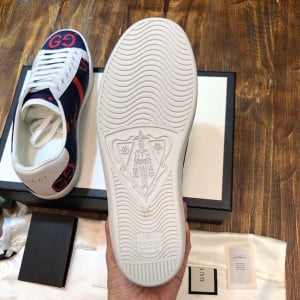 Gucci Velour Ace Sneakers 499410 Calfskin Leather Spring/Summer 2020 Collection - Image 8