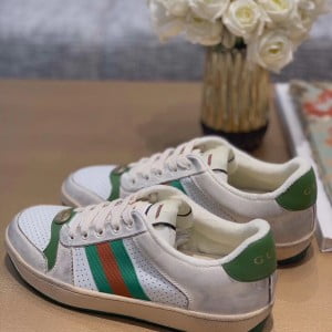 Gucci Vintage Screener Sneaker ‎‎570442 Calfskin Leather Spring/Summer 2019 Collection - Image 3