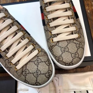 Gucci Web Ace Sneakers 499410 Calfskin Leather Spring/Summer 2020 Collection - Image 4