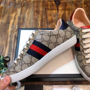 Gucci Web Ace Sneakers 499410 Calfskin Leather Spring/Summer 2020 Collection - Image 5