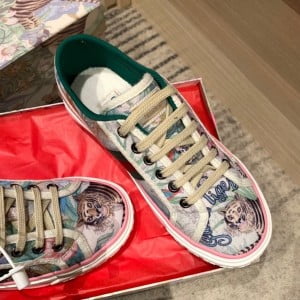 Gucci Women's Tennis 1977 Sneaker ‎‎606110 Calfskin Leather Spring/Summer 2022 Collection - Image 5