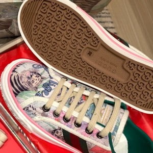 Gucci Women's Tennis 1977 Sneaker ‎‎606110 Calfskin Leather Spring/Summer 2022 Collection - Image 6