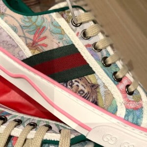 Gucci Women's Tennis 1977 Sneaker ‎‎606110 Calfskin Leather Spring/Summer 2022 Collection - Image 7