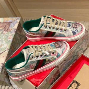 Gucci Women's Tennis 1977 Sneaker ‎‎606110 Calfskin Leather Spring/Summer 2022 Collection - Image 9