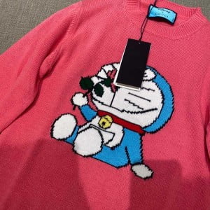 Gucci x Doraemon Women's Wool Sweater Fall/Winter 2020 Collection - Image 6