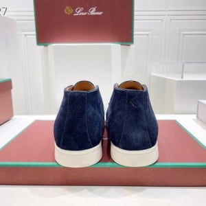 Loro Piana Open Deck Walk Loafers Unsex Shoes Suede Leather Spring/Summer 2022 Collection - Image 4