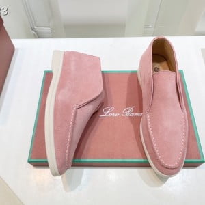 Loro Piana Open Deck Walk Loafers Unsex Shoes Suede Leather Spring/Summer 2022 Collection - Image 6