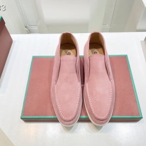Loro Piana Open Deck Walk Loafers Unsex Shoes Suede Leather Spring/Summer 2022 Collection - Image 8