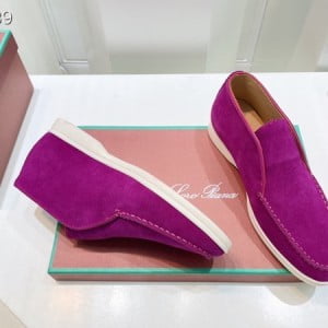 Loro Piana Open Deck Walk Loafers Unsex Shoes Suede Leather Spring/Summer 2022 Collection - Image 8
