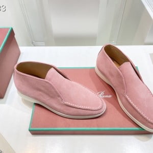 Loro Piana Open Deck Walk Loafers Unsex Shoes Suede Leather Spring/Summer 2022 Collection - Image 9