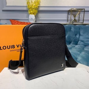 Louis Vuitton Alex Messenger Bag 25cm Taiga Leather Canvas Spring/Summer 2019 Collection M30265 - Image 3