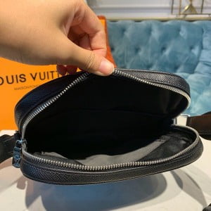 Louis Vuitton Alex Messenger Bag 25cm Taiga Leather Canvas Spring/Summer 2019 Collection M30265 - Image 7