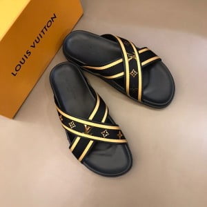 Louis Vuitton Criss-Cross Mules Mens Sandals Spring/Summer 2020 Collection - Image 4