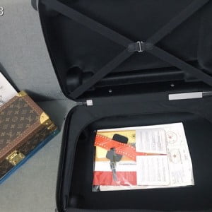 Louis Vuitton Horizon 55 Luggage Trolley Monogram Galaxy Canvas Fall/Winter 2022 Collection M44179 - Image 9