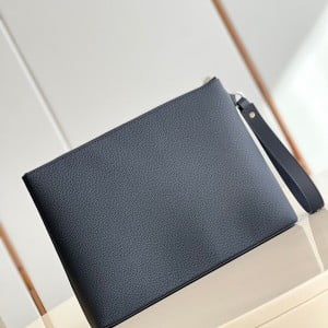 Louis Vuitton Takeoff Pouch Bag 30cm Aerogram Cowhide Leather Fall/Winter 2022 Collection M69837 - Image 3
