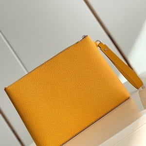 Louis Vuitton Takeoff Pouch Bag 30cm Aerogram Cowhide Leather Fall/Winter 2022 Collection M69837 - Image 3