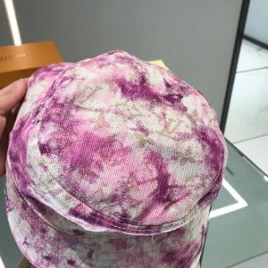 Louis Vuitton Tie Dye Denim Bucket Hat Spring/Summer 2020 Collection - Image 4