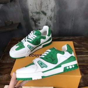 Louis Vuitton Trainer 508 Low Top Mens Sneakers Calfskin Leather Spring/Summer 2022 Collection 1A9JHZ - Image 6
