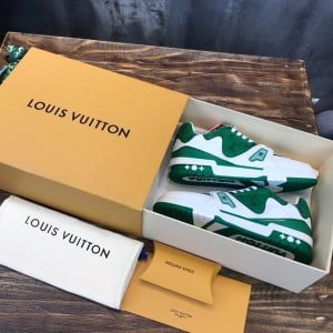 Louis Vuitton Trainer 508 Low Top Mens Sneakers Calfskin Leather Spring/Summer 2022 Collection 1A9JHZ - Image 9