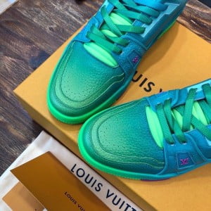 Louis Vuitton Trainer 508 Low Top Mens Sneakers Calfskin Leather Spring/Summer 2022 Collection 1A9TSC - Image 3