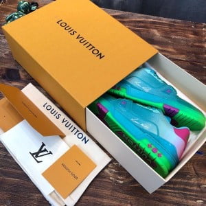 Louis Vuitton Trainer 508 Low Top Mens Sneakers Calfskin Leather Spring/Summer 2022 Collection 1A9TSC - Image 4