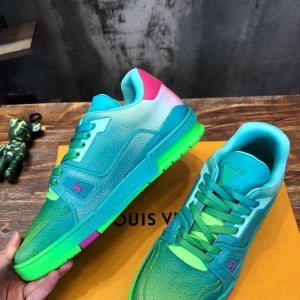 Louis Vuitton Trainer 508 Low Top Mens Sneakers Calfskin Leather Spring/Summer 2022 Collection 1A9TSC - Image 8