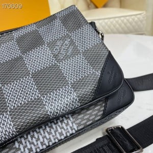 Louis Vuitton Trio Messenger Bag 25cm Giant Damier Graphite Canvas Fall/Winter 2020 Collection N50027 - Image 7