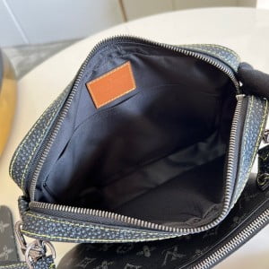 Louis Vuitton Trio Messenger Bag 25cm Monogram Eclipse/Monogram Eclipse Reverse Canvas Leather Spring/Summer 2022 Collection M69443 - Image 8