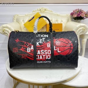 Louis Vuitton x NBA Basketball Keepall 55cm Monogram Embossed Canvas Leather Spring/Summer 2022 Collection M58516 - Image 3