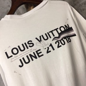 Louis Vuitton x Virgil Abloh June 21st 2018 Not Home Street Style T-Shirt Mens Spring/Summer 2018 Collection - Image 5