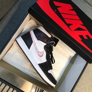 Nike Air Jordan 1 Retro AJ1 Banned GS Mens Sneakers - Image 6