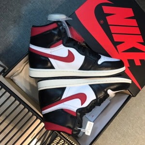 Nike Air Jordan 1 Retro AJ1 x Off White Mens Sneakers - Image 4
