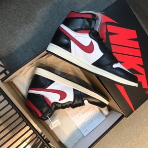 Nike Air Jordan 1 Retro AJ1 x Off White Mens Sneakers - Image 6