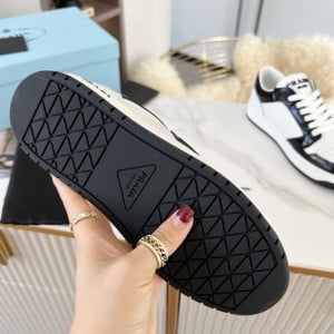 Prada Logo Low-Top Sneakers Calfskin Leather Spring/Summer 2022 Collection - Image 6