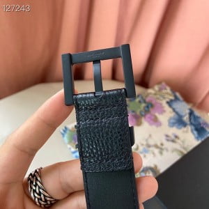 Saint Laurent YSL Belt 3CM Matte Hardware Calfskin Leather Fall/Winter 2020 Collection - Image 4