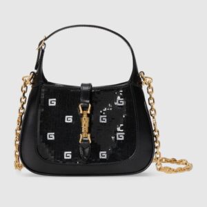 Jackie 1961 sequin mini bag black and white - Image 3