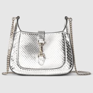 Gucci Jackie Notte mini python bag silver-toned - Image 3