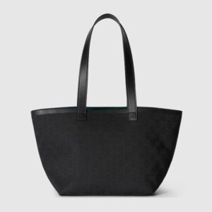 Gucci Totissima small tote bag black Original GG canvas - Image 3