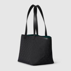 Gucci Totissima small tote bag black Original GG canvas - Image 4