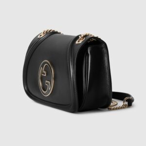 Gucci Blondie medium shoulder bag black leather - Image 3