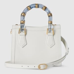 Gucci Diana small tote bag white leather - Image 5