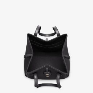 Fendi Origami Medium Black leather bag that can be transformed - Image 3