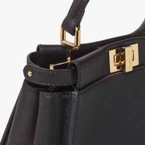 Peekaboo Mini Black leather bag - Image 5