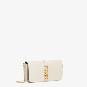 Fendigraphy Wallet On Chain White leather wallet - Image 4