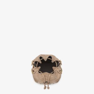 Mon Tresor Dove grey leather mini-bag - Image 4